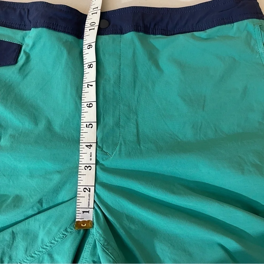 J. Crew Hi-Rise Men Swim Trunk Size 33 Blue Pockets